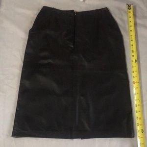 Leather skirt